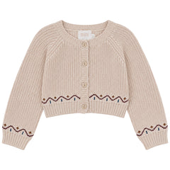 MINI P KNIT CARDIGAN