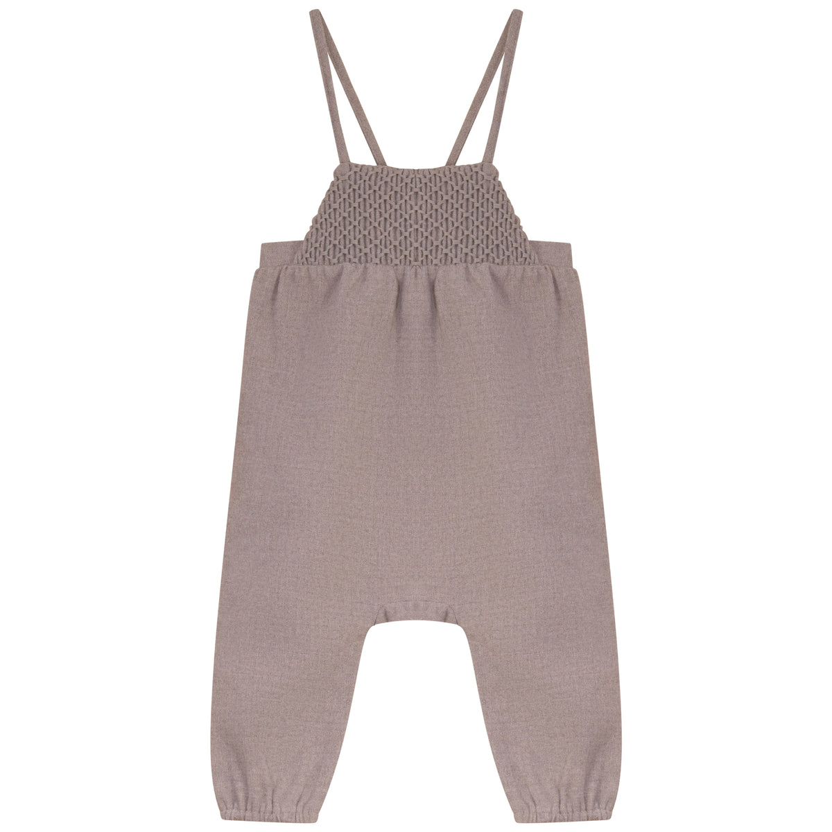 MINI P SMOCKED DETAIL ROMPER