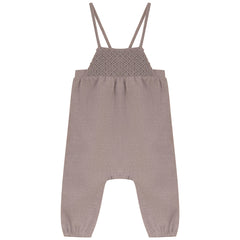 MINI P SMOCKED DETAIL ROMPER