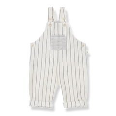 1+ IN THE FAMILY PALAMOS STRIPE FRONT POCKET OVERALL