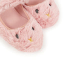 BONTON FUR MARY JANE SLIPPERS