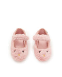 BONTON FUR MARY JANE SLIPPERS