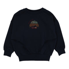 ANALOGIE PLAID DETAIL SWEATSHIRT (BOYS)