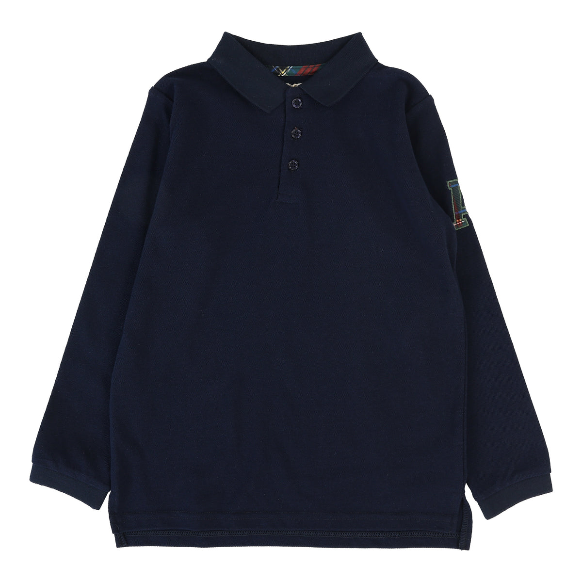 ANALOGIE PLAID DETAIL POLO