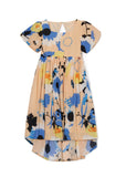 ANGEL & ROCKET EVITA TIE BACK PRINT DRESS