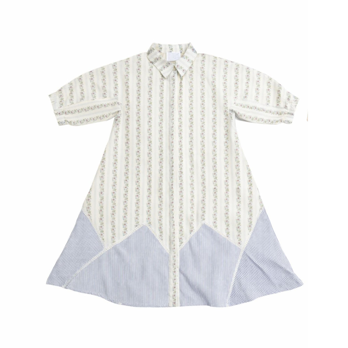 ARDE FLORAL STRIPE DRESS