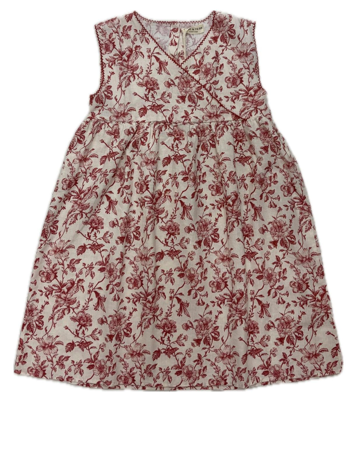 BABE AND TESS JULIE FLORAL PRINT MIDI JUMPER