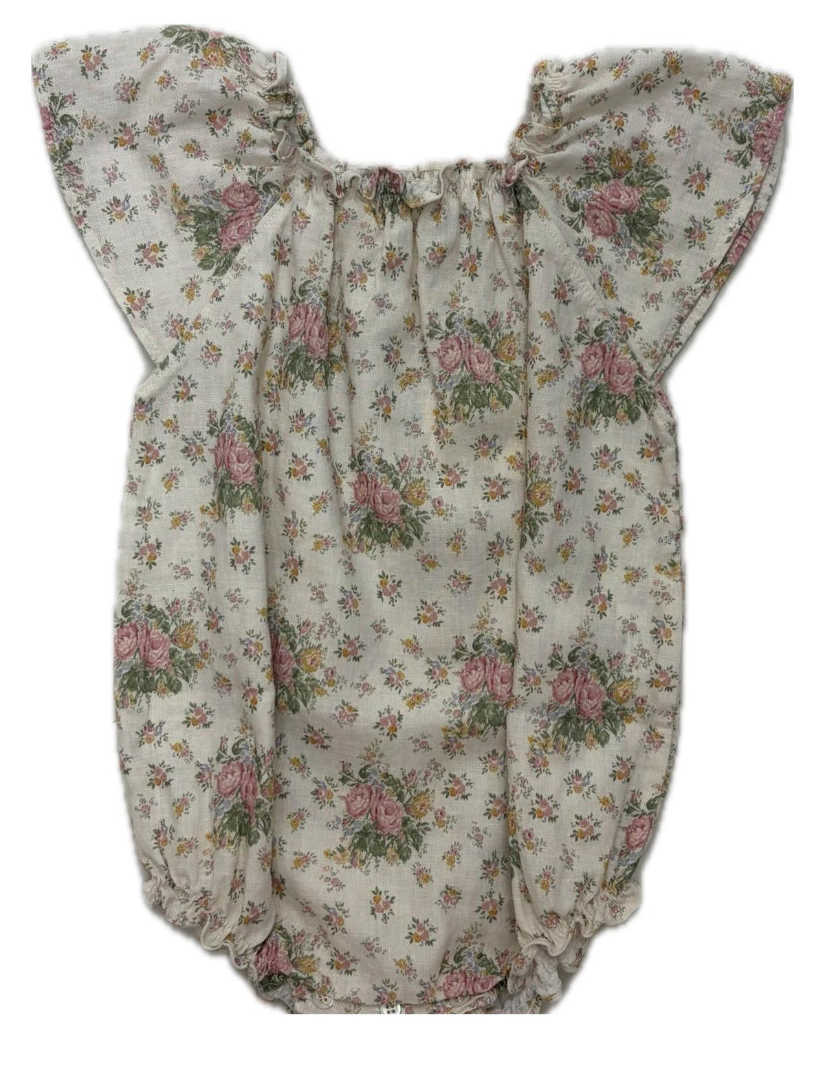 BABE AND TESS TUTINA ROSE FLOWER PRINT ROMPER