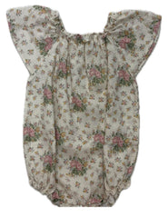 BABE AND TESS TUTINA ROSE FLOWER PRINT ROMPER
