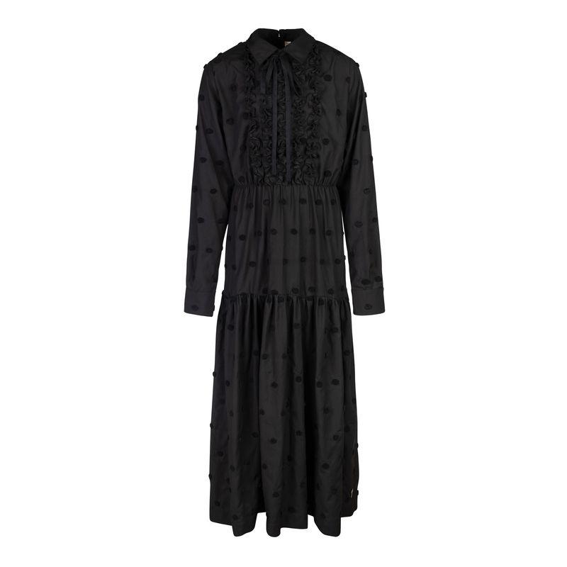 POET SARAI SHERPA DOT DRESS