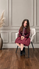 RAVE 2PC TEEN COLLARED SWEATER WITH TAFFETA PUFFY SKIRT