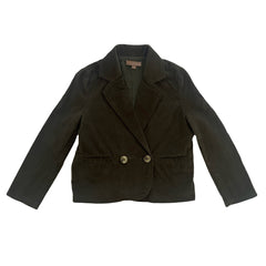 ORANGE CORDUROY BLAZER