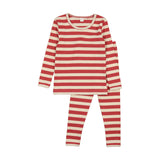 BONJOY 2PC STRIPED PAJAMAS