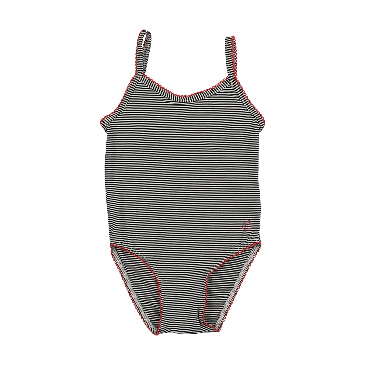 BOPOP SPORT PINSTRIPE SWIMSUIT