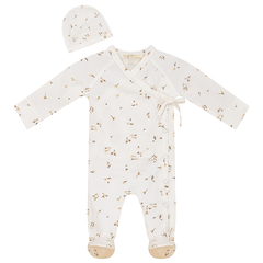 FRAGILE 3PC FOOTIE + BEANIE +BLANKET