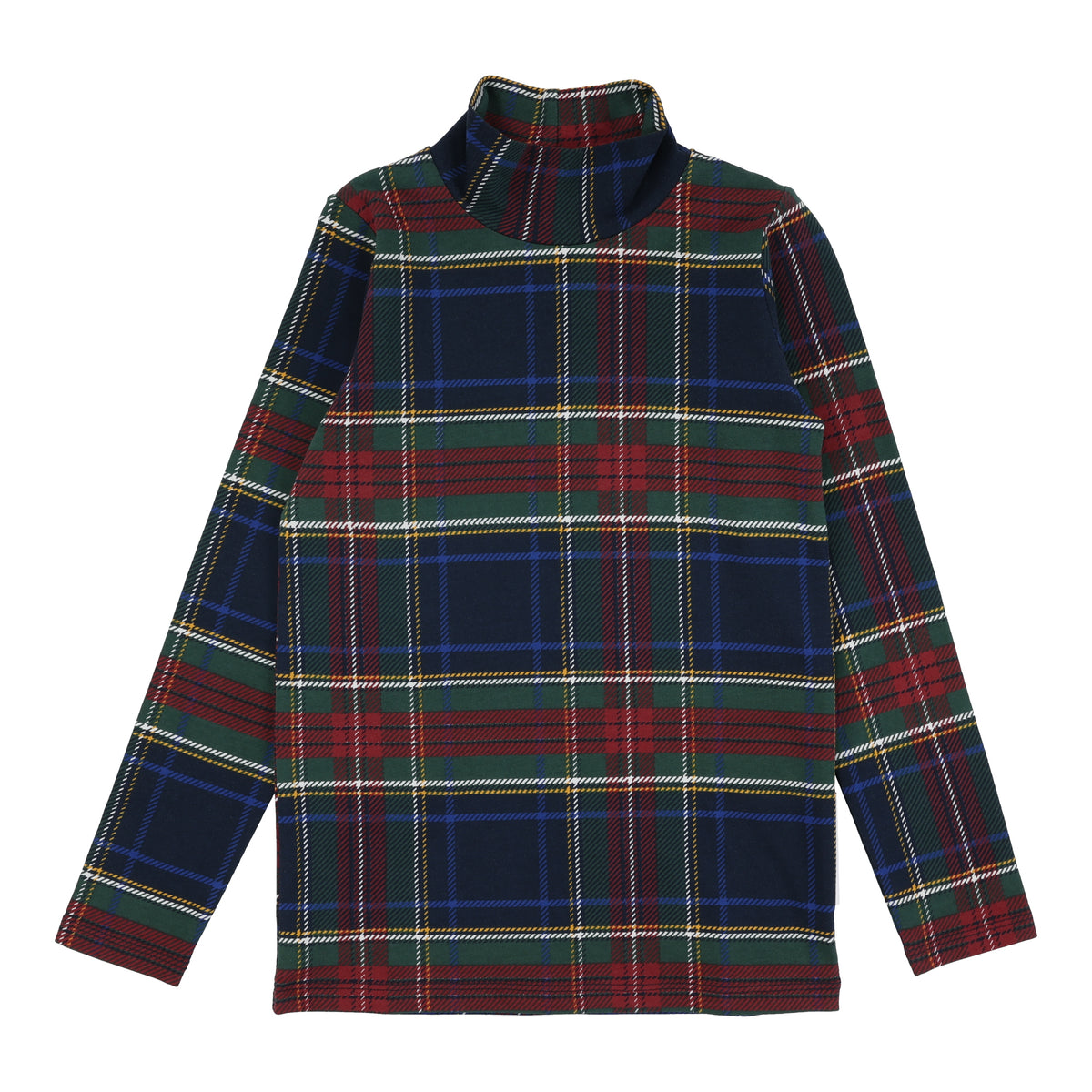ANALOGIE PLAID MOCKNECK