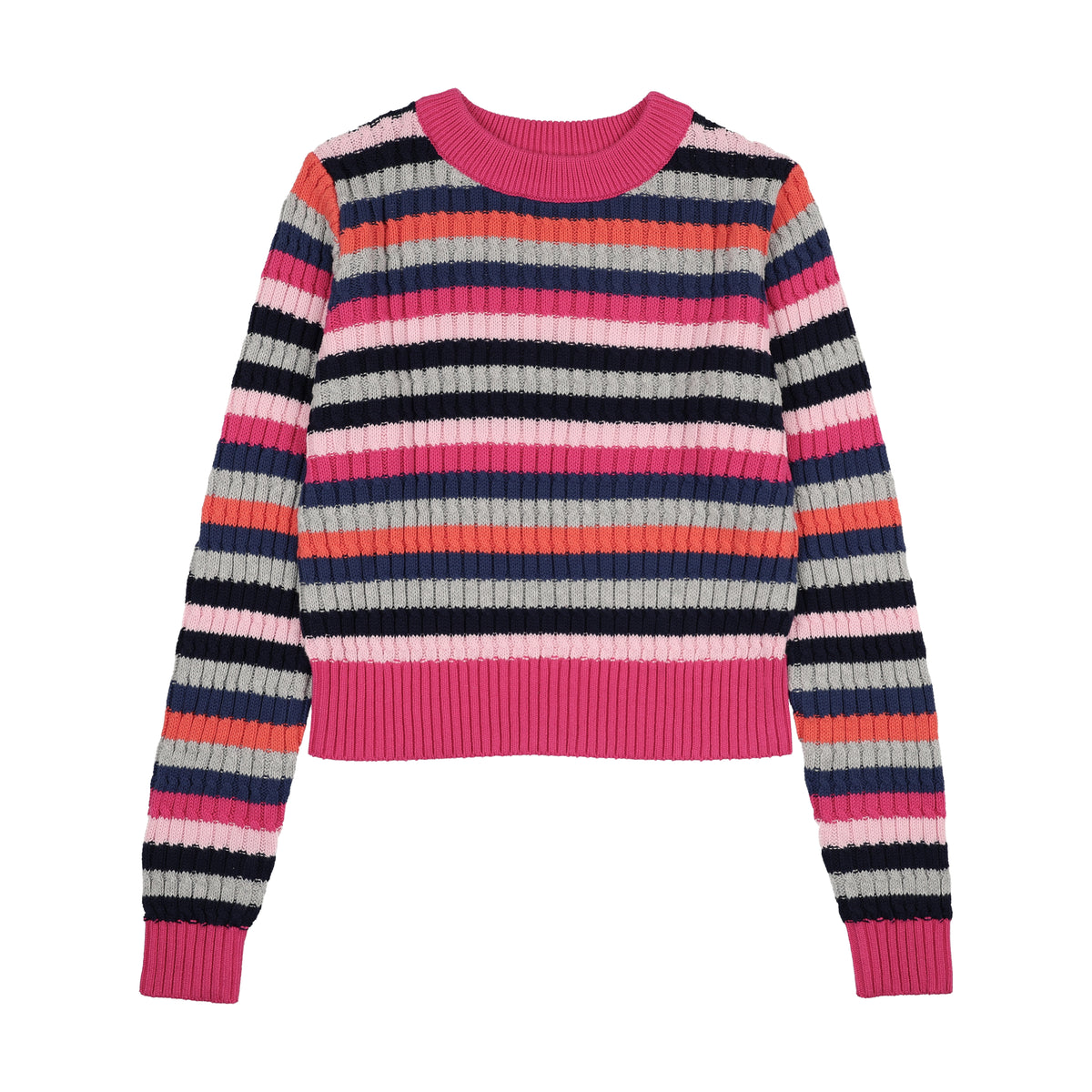 PRAIRIE BASTIANA STRIPED CARDIGAN