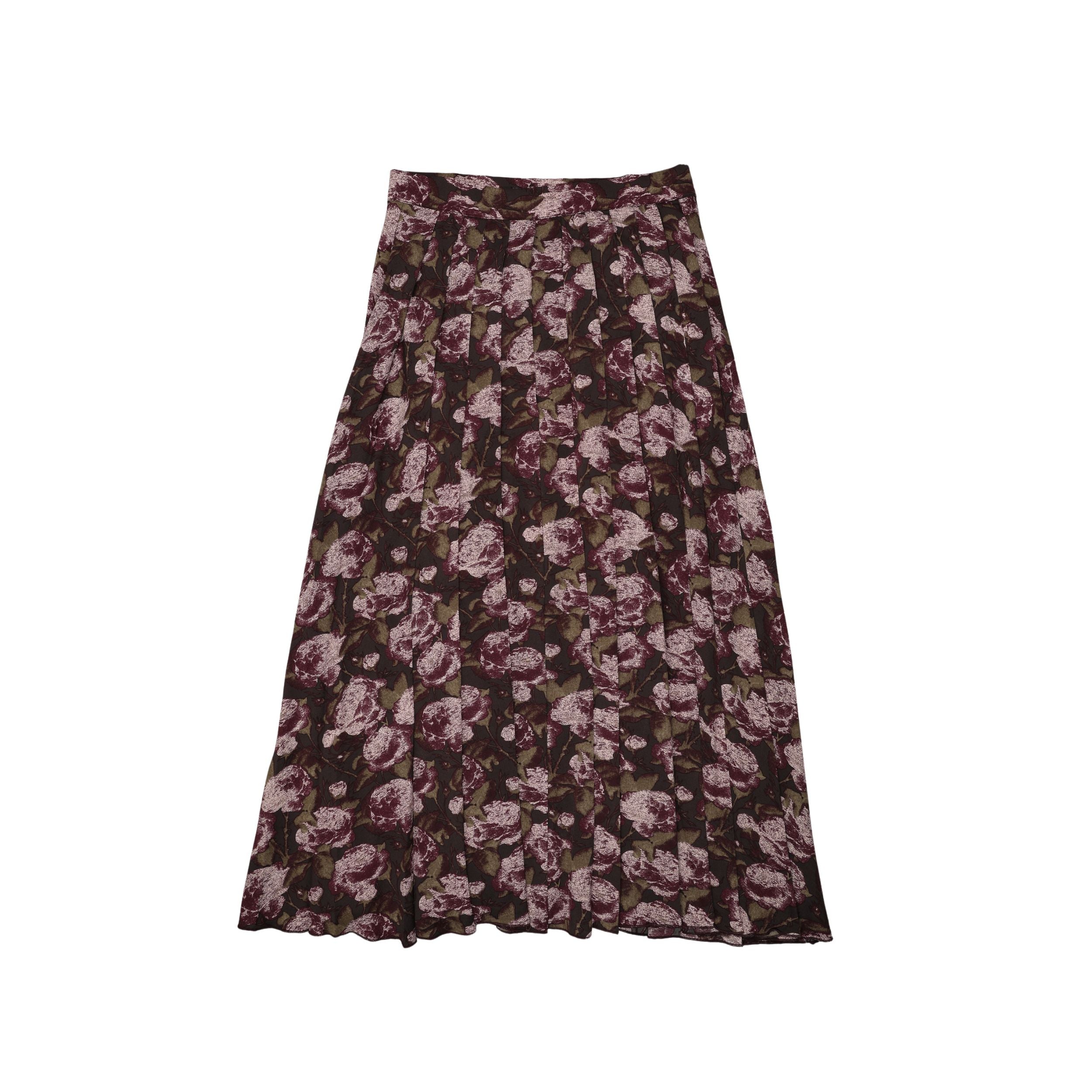 PRAIRIE 2PC ODETTE SWEATER WITH FLORAL PLEATED SKIRT