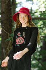 PRAIRIE ELOISE KNIT FLOWER DESIGN VEST