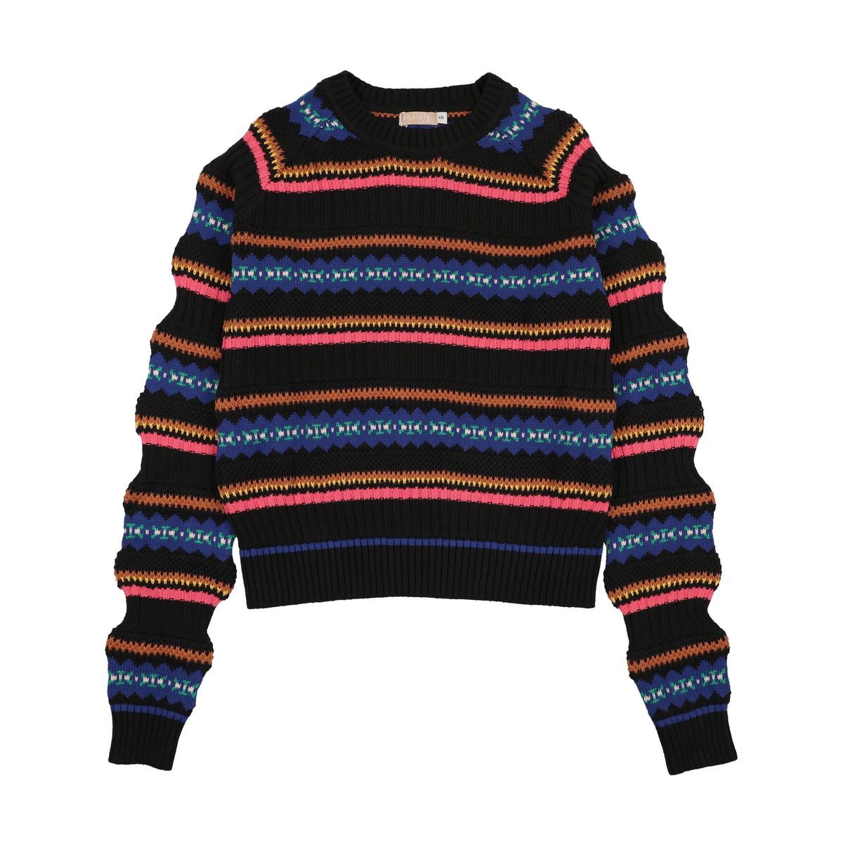PRAIRIE AKIA STRIPED SWEATER