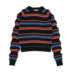 PRAIRIE AKIA STRIPED SWEATER