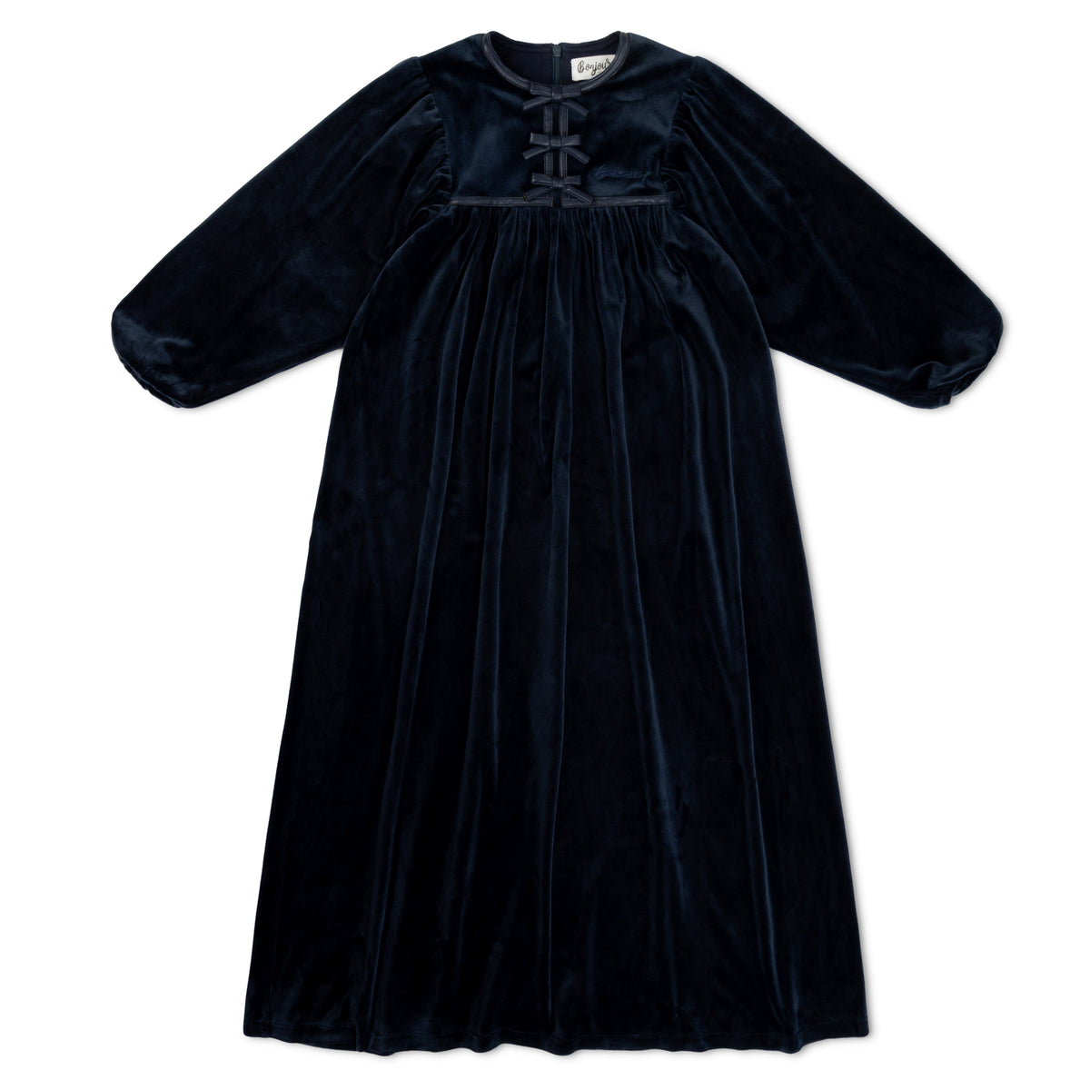BONJOUR LEATHER BOW MAXI
