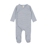 LILETTE 2PC PINSTRIPE FOOTIE SET