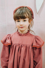 PAADE MODE ROSA RUFFLE NECK HIGH WAIST DRESS