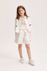 PHILOSOPHY CONTRAST TRIM EYELET JACKET