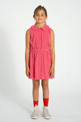 PIUPIUCHICK ALLOVER HEARTS PRINT COLLAR JUMPER