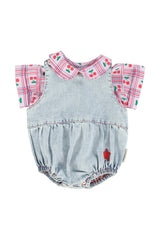 PIUPIUCHICK DENIM ROMPER