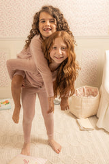 BEE & DEE 2PC PRIM TRIM VELOUR LOUNGEWEAR