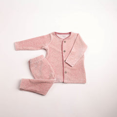 BEE & DEE 2PC PRIM TRIM VELOUR LOUNGEWEAR