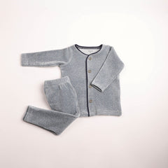 BEE & DEE 2PC PRIM TRIM VELOUR LOUNGEWEAR SET