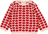 LOUIS LOUISE 2PC ALI HEART PRINT SWEATER WITH LEGGINGS SET