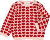 LOUIS LOUISE 2PC ALI HEART PRINT SWEATER WITH LEGGINGS SET