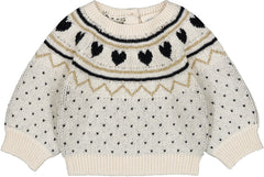LOUIS LOUISE ELIA HEART DETAIL SWEATER