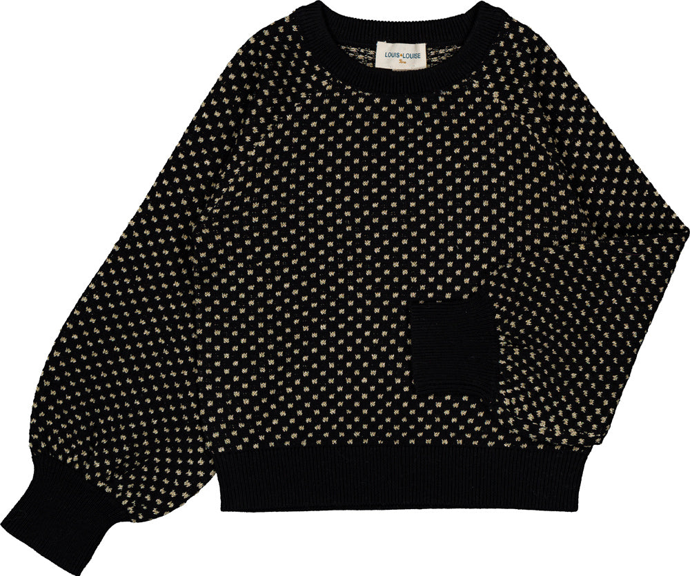 LOUIS LOUISE ELIA KNIT DETAIL SWEATER