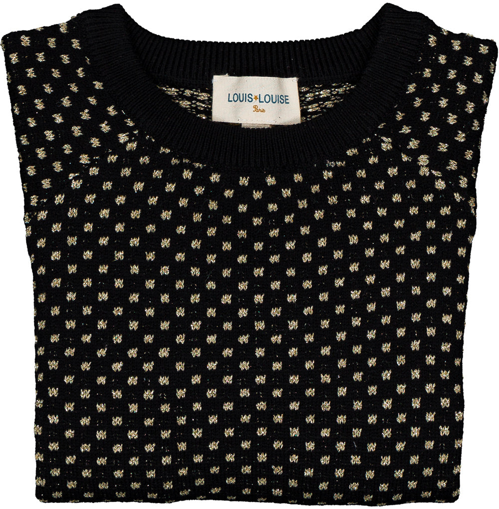 LOUIS LOUISE ELIA KNIT DETAIL SWEATER