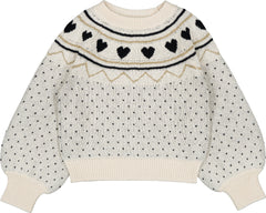 LOUIS LOUISE ELIA HEART DETAIL SWEATER