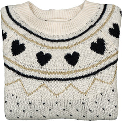 LOUIS LOUISE ELIA HEART DETAIL SWEATER