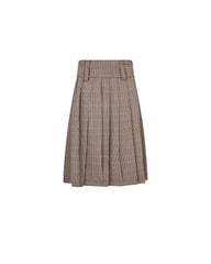 JOHN RICHMOND SMALL CHECKED PLEAT SKIRT