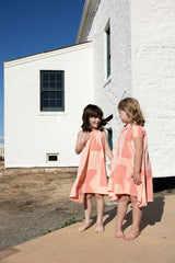 RETRO KID TESS ALLOVER LOGO HI LOW DRESS