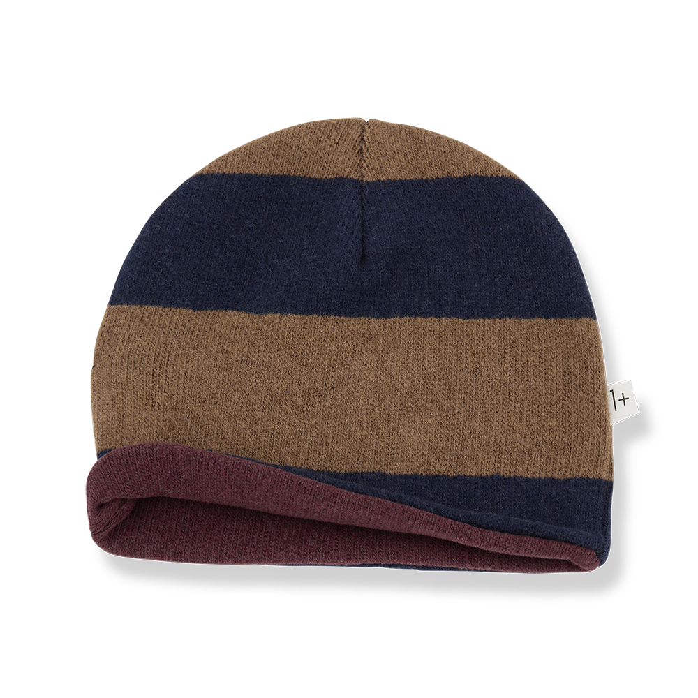 1+IN THE FAMILY 2PC REVERSIBLE BEANIE WITH PADDED HOODED JACKET