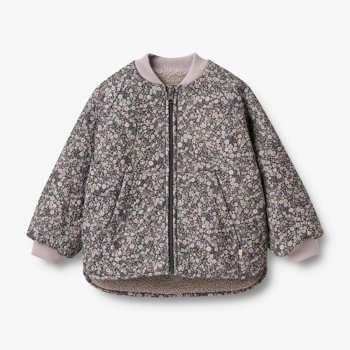 WHEAT REVERSIBLE THERMO FLOWER PRINT JACKET
