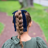 BANDEAU VELVET LARGE BOW CLIP