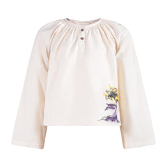 TNTRM 2PC FLORAL DETAIL BLOUSE WITH GATHERED SKIRT