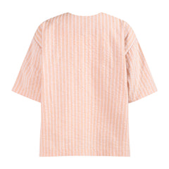 TNTRM 2PC STRIPED WOVEN TOP WITH SKIRT