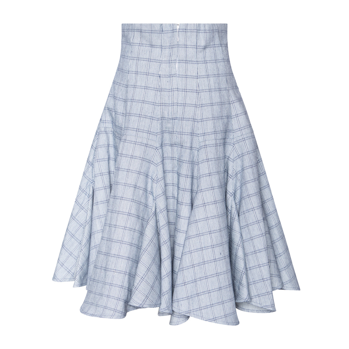TNTRM CHECK FLARE SKIRT