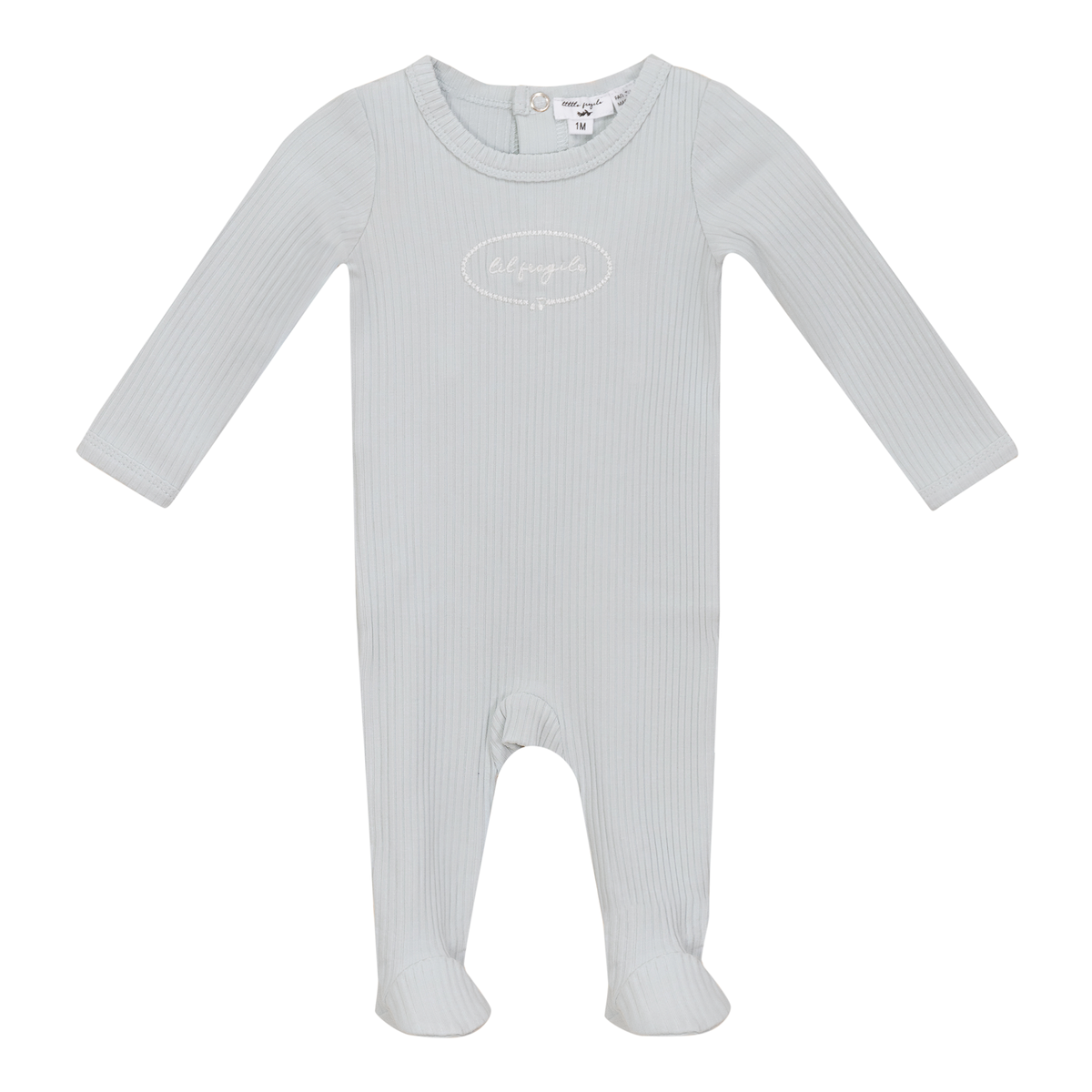 LITTLE FRAGILE CHEST "LF" LOGO FOOTIE